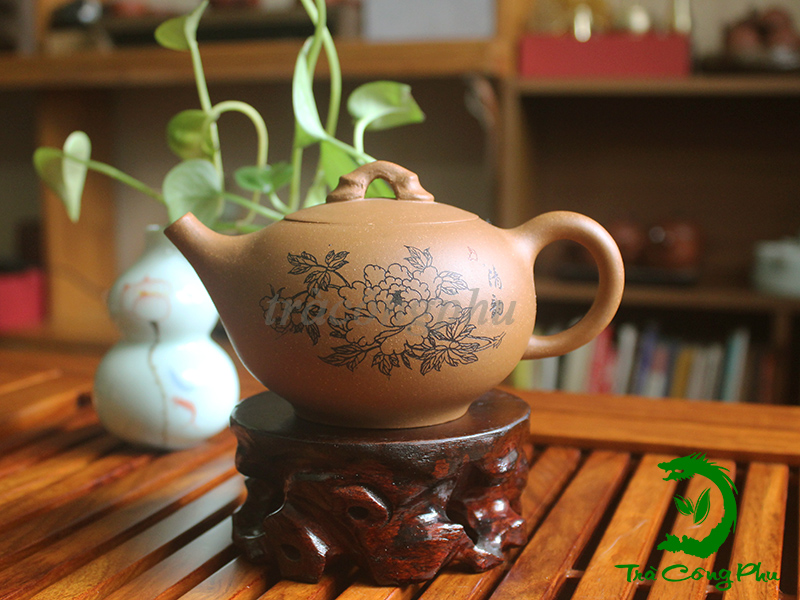 Ấm Tử Sa Tây Thi Mẫu Đơn ( Biến Thể) - ATS1103
